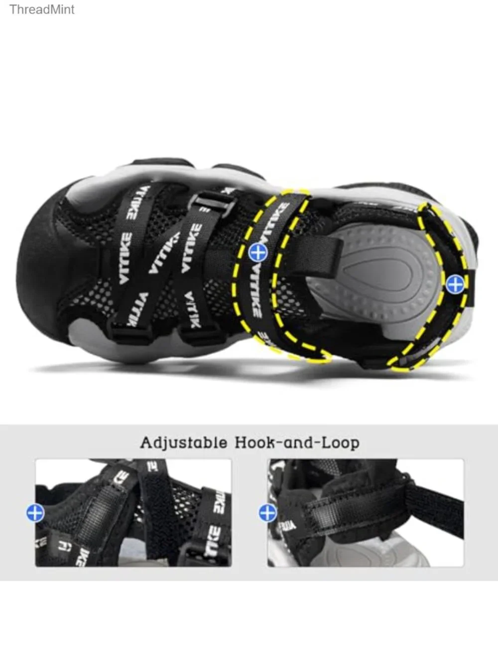 Kids Closed Toe Sport Sandals Quick Dry Water Shoes